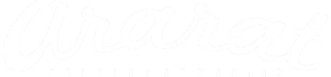Logo de Ararat Recetas Armenias blanco en fondo transparente